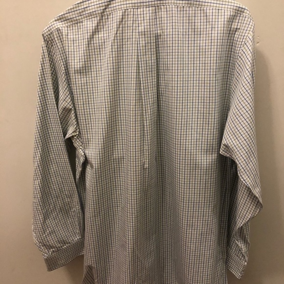 Brooks Brothers 346 Slim Fit Shirt Casual Button Down Cotton Plaid 16 32/33 - Picture 7 of 10